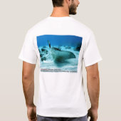 Aetobatus narinari (gepunkteter Adler-Strahl) T-Shirt (Rückseite)