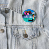 af076 Afrika retro Vintage Artgeschenke Button (Beispiel)