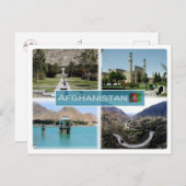 AF Afghanistan - Postkarte (Vorne/Hinten)