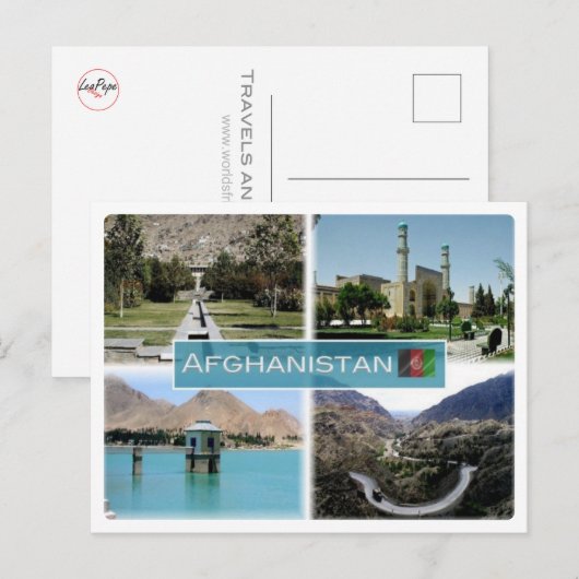 AF Afghanistan - Postkarte (Vorne/Hinten)