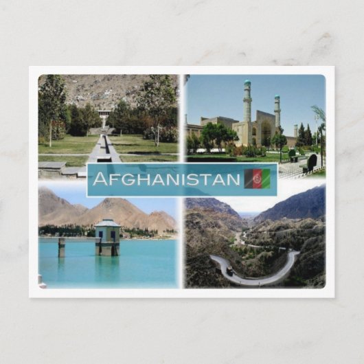 AF Afghanistan - Postkarte (Vorderseite)
