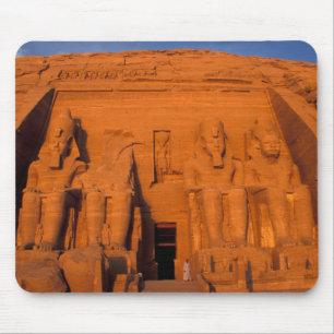 AF, Ägypten, Abu Simbel. Fassade bei Sonnenunterga Mousepad