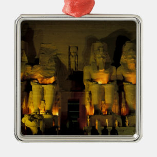 AF, Ägypten, Abu Simbel. Kolossale Figuren von Silbernes Ornament