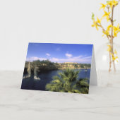 AF, Ägypten, Oberägypten, Assuan. Fluss Nile Karte (Gelbe Blume)