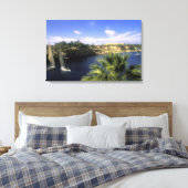 AF, Ägypten, Oberägypten, Assuan. River Nile, Leinwanddruck (Insitu (Schlafzimmer))