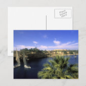 AF, Ägypten, Oberägypten, Assuan. River Nile, Postkarte (Vorne/Hinten)