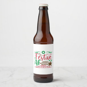 AF BIERFLASCHENETIKETT