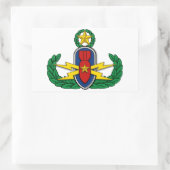 AF EOD Master 3D Rechteckiger Aufkleber (Tasche)