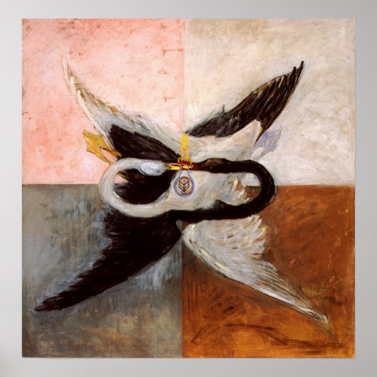 Af Klint - Der Schwan 1914 Poster (Vorne)