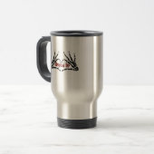 Af Skeleton Hands Heart Classic Reisebecher (Vorderseite Links)