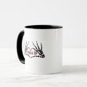 Af Skeleton Hands Heart Classic Tasse (Vorderseite Links)