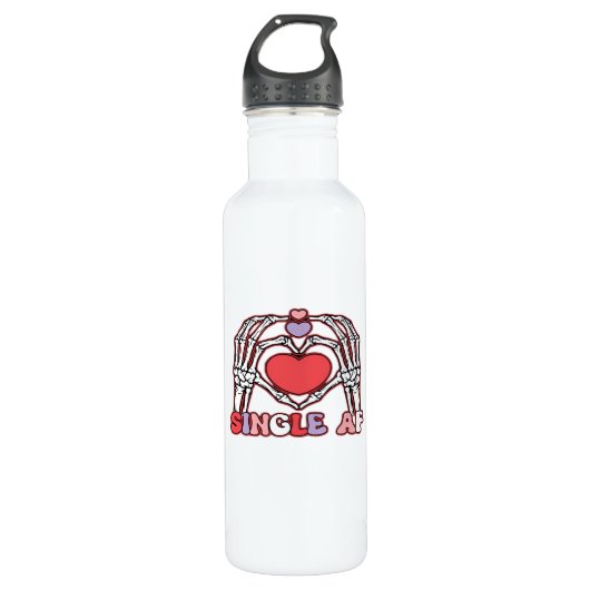 Af Skeleton Hands Valentinstag Classic Edelstahlflasche (Vorderseite)