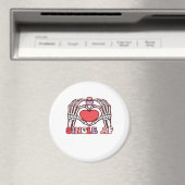 Af Skeleton Hands Valentinstag Classic Magnet (In Situ (Geschirrspüler))