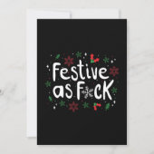 AF Weihnachtsfest Spaß Einladung (Vorderseite)