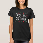 AF Weihnachtsfest Spaß T-Shirt (Vorderseite)