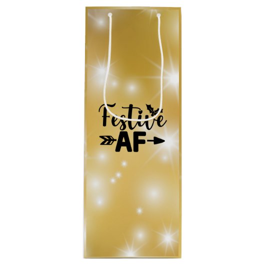 AF Weinbeutel Geschenktüte Für Weinflaschen (Vorderseite)