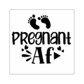 AF zur Schwangerschaft Gummistempel (Prägung)