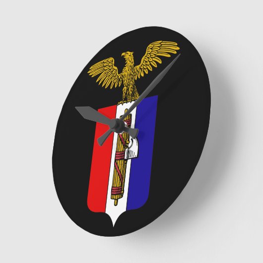 AfA: Alternative für Amerika Runde Wanduhr (Winkel)