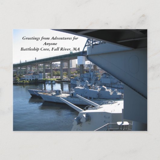 AFA Battleship Cove Postkarte (Vorderseite)