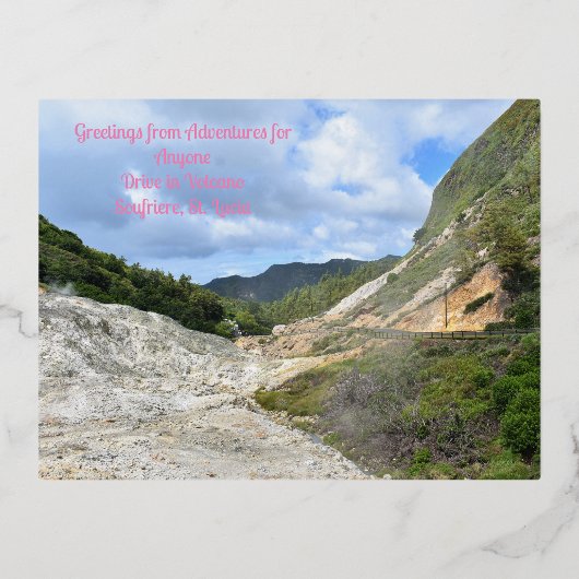 AFA Laufwerk in Volcano Postkarte (Vorderseite)