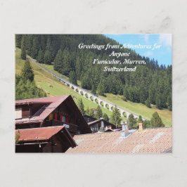AFA Postcard, Murren Schweiz Funicular Postkarte