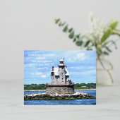 AFA Race Rock Lighthouse Postkarte (Stehend vorne)