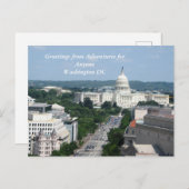 AFA Washington DC Postcard Postkarte (Vorne/Hinten)