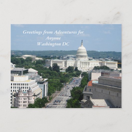 AFA Washington DC Postcard Postkarte (Vorderseite)