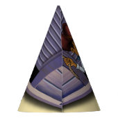 AfAmerican Cowboy Birthday Partyhütchen (Rückseite)