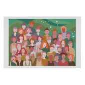 afbeelding groep mensen  poster (Vorderseite)