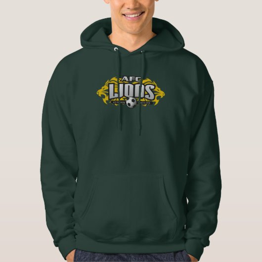 Afc-Löwe-Grün(kein #) Hoodie (Vorderseite)