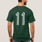 Afc-Löwe-Grün (mit #) T-Shirt (Rückseite)