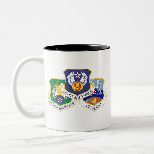 AFCENT A47 Zwei-Tonen-Tasse, 11 oz Zweifarbige Tasse (Links)