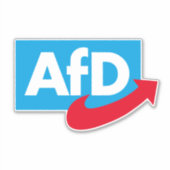 AfD:Alternative für Deutschland Aufkleber (Vorderseite)