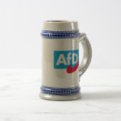 AfD:Alternative für Deutschland Bierglas (VorderseiteRechts)