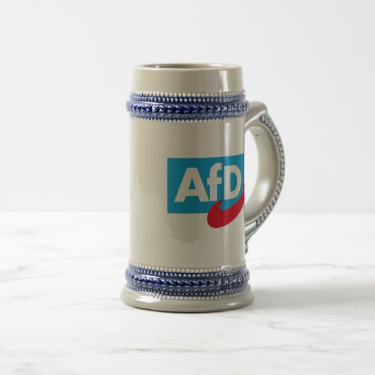 AfD:Alternative für Deutschland Bierglas (VorderseiteRechts)