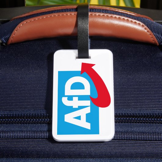 AfD:Alternative für Deutschland Gepäckanhänger (Rückseite Insitu 4)