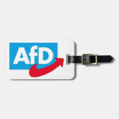 AfD:Alternative für Deutschland Gepäckanhänger (Vorderseite horizontal)