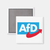 AfD:Alternative für Deutschland Magnet (Vorderseite/Rückseite)