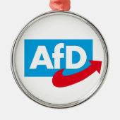 AfD:Alternative für Deutschland Ornament Aus Metall (Vorne)
