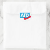 AfD:Alternative für Deutschland Runder Aufkleber (Tasche)