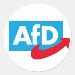AfD:Alternative für Deutschland Runder Aufkleber