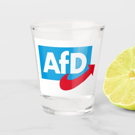 AfD:Alternative für Deutschland Schnapsglas (Vorderseite)