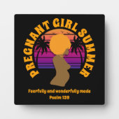 Afeen PREGNANT MIRL SOMMER Custom Christlich Fotoplatte (Vorderseite)