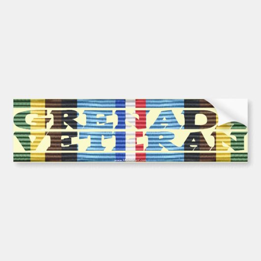 AFEM Veteran GRENADA-VETERAN Autoaufkleber (Vorne)
