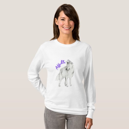 Affable White Wolf T-Shirt (Vorne ganz)