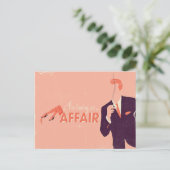 Affäre Postkarte (Stehend Vorderseite)
