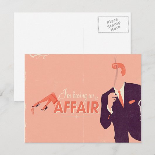 Affäre Postkarte (Vorne/Hinten)