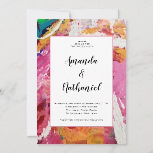 Affäre um die Einladung zur Hochzeit im Herzen (Vorderseite)