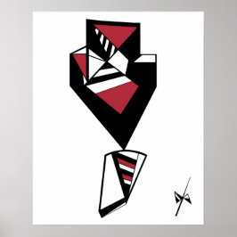 "Affäre um Krawatte" Kunsthandwerk Poster